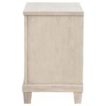 PEMBROKE 2-DRAWER NIGHTSTAND BEDSIDE TABLE WASHED OAK - Image 5