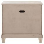 PEMBROKE 2-DRAWER NIGHTSTAND BEDSIDE TABLE WASHED OAK - Image 7