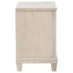 PEMBROKE 2-DRAWER NIGHTSTAND BEDSIDE TABLE WASHED OAK - Image 9