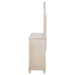 PEMBROKE 6-DRAWER BEDROOM DRESSER WITH MIRROR WASHED OAK - Image 5