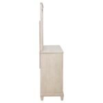 PEMBROKE 6-DRAWER BEDROOM DRESSER WITH MIRROR WASHED OAK - Image 9