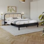 Siena Ash Wood And Natural Cane Bed - Image 2