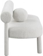 Parlor Boucle Fabric Upholstered Bench - Image 6
