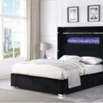 2215 BLACK QUEEN BED