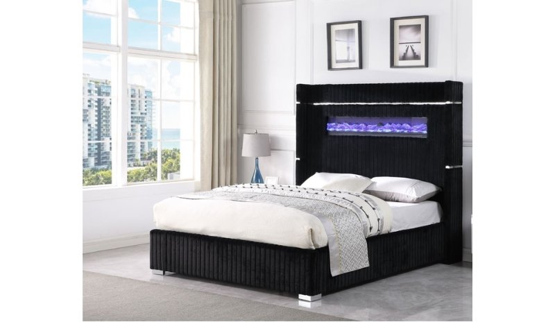 2215-Black-QB-Rsc-1.jpg 2215 BLACK QUEEN BED - Image 1