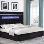 2215 BLACK KING BED