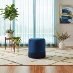 Teddy Velvet Upholstered Stool - Image 2