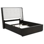 LEANDRO 5-PIECE QUEEN BEDROOM SET BURNISHED BLACK - Image 3