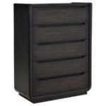 LEANDRO 5-PIECE QUEEN BEDROOM SET BURNISHED BLACK - Image 11