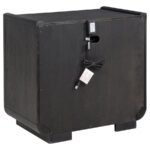 LEANDRO 2-DRAWER LED NIGHTSTAND WITH USB BURNISHED BLACK - Image 6
