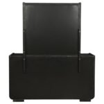 LEANDRO 8-DRAWER BEDROOM DRESSER WITH MIRROR BURNISHED BLACK - Image 7