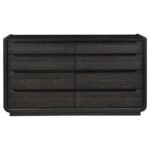 LEANDRO 8-DRAWER BEDROOM DRESSER CABINET BURNISHED BLACK - Image 3