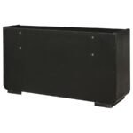 LEANDRO 8-DRAWER BEDROOM DRESSER CABINET BURNISHED BLACK - Image 8