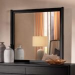 LEANDRO DRESSER MIRROR BURNISHED BLACK - Image 2
