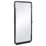LEANDRO 76-INCH FULL LENGTH FLOOR MIRROR BURNISHED BLACK