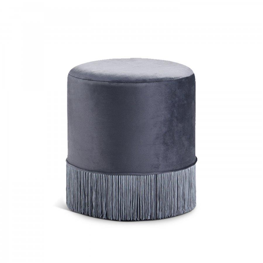 2225.jpg Teddy Velvet Upholstered Stool - Image 1