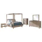 SOLANO 5-PIECE QUEEN BEDROOM SET WEATHERED MANGO - Image 2