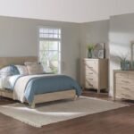 SOLANO 5-PIECE QUEEN BEDROOM SET WEATHERED MANGO