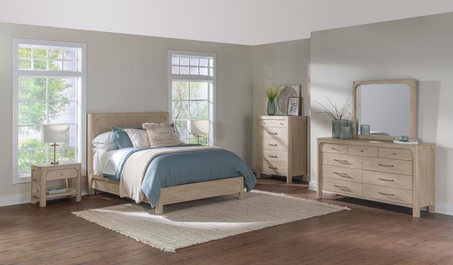 222521Q-S5_01x900.jpg SOLANO 5-PIECE QUEEN BEDROOM SET WEATHERED MANGO - Image 1