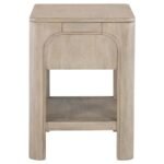 SOLANO 1-DRAWER NIGHTSTAND BEDSIDE TABLE WEATHERED MANGO - Image 5