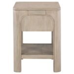 SOLANO 1-DRAWER NIGHTSTAND BEDSIDE TABLE WEATHERED MANGO - Image 9