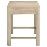 SOLANO 2-DRAWER MAKEUP TABLE VANITY DESK WEATHERED MANGO - Image 5