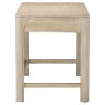 SOLANO 2-DRAWER MAKEUP TABLE VANITY DESK WEATHERED MANGO - Image 7