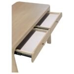 SOLANO 2-DRAWER MAKEUP TABLE VANITY DESK WEATHERED MANGO - Image 8