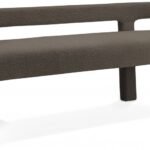 Athena Boucle Fabric Upholstered Bench