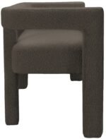 Athena Boucle Fabric Upholstered Bench - Image 4