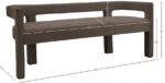 Athena Boucle Fabric Upholstered Bench - Image 8