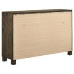 WOODMONT 8-DRAWER DRESSER RUSTIC GOLDEN BROWN - Image 6