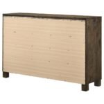 WOODMONT 8-DRAWER DRESSER RUSTIC GOLDEN BROWN - Image 8