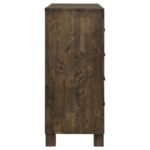 WOODMONT 8-DRAWER DRESSER RUSTIC GOLDEN BROWN - Image 9