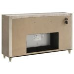 LORIENT 5-PIECE QUEEN BEDROOM SET IVORY AND CAMEL - Image 8