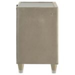 LORIENT 2-DRAWER LED NIGHTSTAND WITH USB IVORY AND CAMEL - Image 9