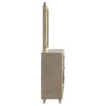 LORIENT 8-DRAWER LED FLAME BOX DRESSER AND MIRROR IVORY CAMEL - Image 9