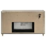 LORIENT 8-DRAWER LED BEDROOM FLAME BOX DRESSER IVORY CAMEL - Image 7