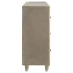 LORIENT 8-DRAWER LED BEDROOM FLAME BOX DRESSER IVORY CAMEL - Image 9