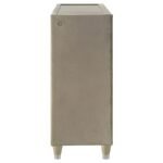 LORIENT 8-DRAWER LED BEDROOM DRESSER CABINET IVORY AND CAMEL - Image 5