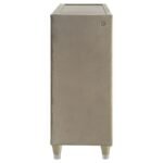 LORIENT 8-DRAWER LED BEDROOM DRESSER CABINET IVORY AND CAMEL - Image 9