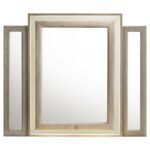 LORIENT LED DRESSER MIRROR IVORY AND CAMEL - Image 3