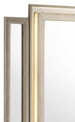 LORIENT LED DRESSER MIRROR IVORY AND CAMEL - Image 4