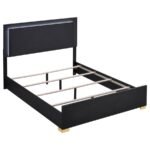 MARCELINE 5-PIECE QUEEN BEDROOM SET BLACK - Image 3