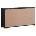 MARCELINE 5-PIECE QUEEN BEDROOM SET BLACK - Image 8