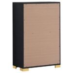 MARCELINE 5-PIECE QUEEN BEDROOM SET BLACK - Image 12