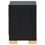 MARCELINE 2-DRAWER NIGHTSTAND BLACK - Image 5