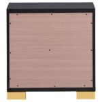 MARCELINE 2-DRAWER NIGHTSTAND BLACK - Image 7