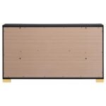 MARCELINE 6-DRAWER DRESSER BLACK - Image 7