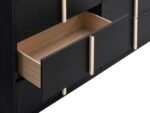 MARCELINE 6-DRAWER DRESSER BLACK - Image 10